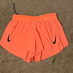 neon orange nike shorts